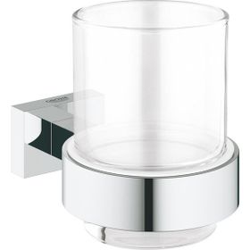 Grohe 40755001 Essentials Cube Tutamaçlı Cam Fırçalık