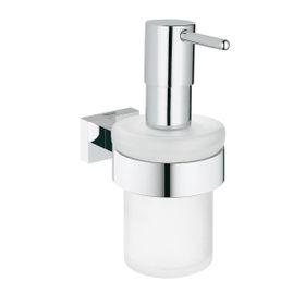 Grohe 40756001 Eurocube Krom Sıvı Sabunluk Seti