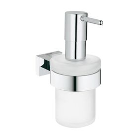 Grohe 40756001 Eurocube Krom Sıvı Sabunluk Seti