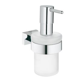 Grohe 40756001 Eurocube Krom Sıvı Sabunluk Seti