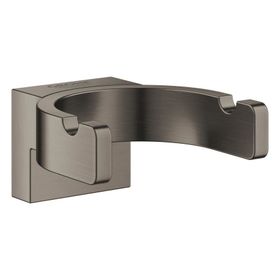 Grohe 41049AL0 Selection Brushed Hard Graphite Çift Havlu Askısı