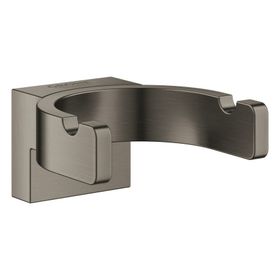 Grohe 41049AL0 Selection Brushed Hard Graphite Çift Havlu Askısı
