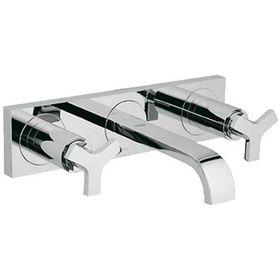 Grohe Allure 3 Delikli Duvardan Lavabo Bataryası