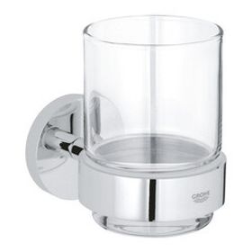Grohe Essentials 40447001 Krom Diş Fırçalık Seti