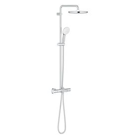 Grohe G26978001 Tempesta System 250 Cube Duvara Monte Termostatik Bataryalı Duş Sistemi