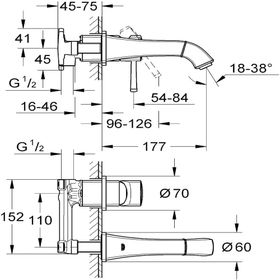 Grohe Grandera 19929000 Lavabo Bataryası
