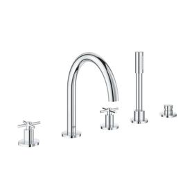 Grohe GRH19923003 Krom Atrio 5 Delikli Küvet Bataryası
