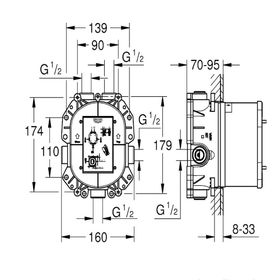 Grohe Rapido T 35500000 Duş Bataryası