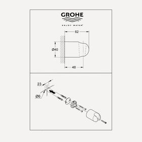 Grohe Vitalio Start 100 2 Akışlı El Duşu