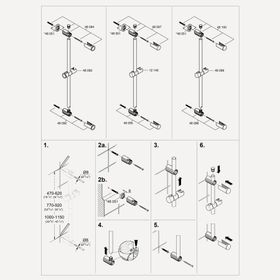 Grohe Vitalio Start 100 2 Akışlı Sürgülü Duş Seti