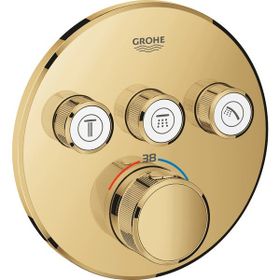 Grohtherm 29121GL0 Cool Sunrise Smartcontrol Üç Valfli Akış Kontrollü Ankastre Termostatik Duş Bataryası