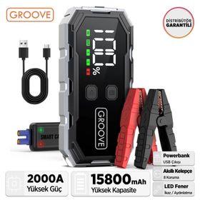 Groove F11 15800 MAH 2000A Taşınabilir Akü Takviye Cihazı
