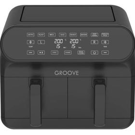 Groove Max Plus XXL 8 lt Çift Hazneli 1800W Siyah Airfryer