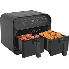 Groove Max Plus XXL 8 lt Çift Hazneli 1800W Siyah Airfryer