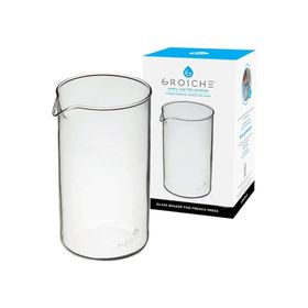 Grosche 3 Cup 350 ml French Press Şeffaf Yedek Cam
