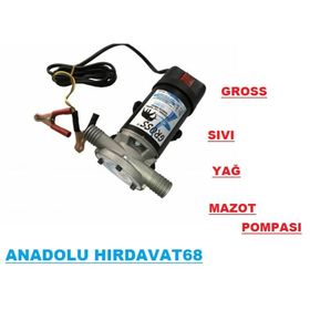 Gross 24 V 3 / 4 inc Sıvı Aktarma Pompası