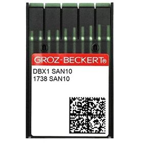 Groz Beckert DBX1 SAN10 9/65 100 Adet Düz Makine İnce Dip Dikiş İğnesi