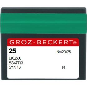 Groz Beckert DK 2500/SGX7713 25/200 25 Adet Halı Overlok İğne