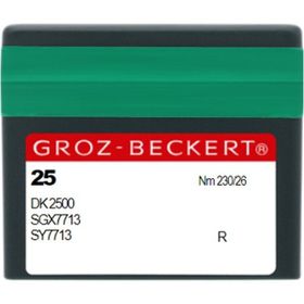 Groz Beckert DK 2500/SGX7713 26/230 25 Adet Halı Overlok İğne