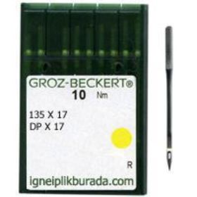 Groz Beckert DPX17 10'lu Deri Dikiş Makinası İğnesi