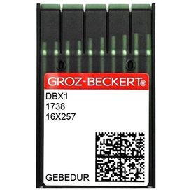 Groz Beckert Düz Makine İnce Dip DBX1 16x231 Gebendur 10-70 100 Adet Dikiş İğnesi