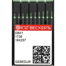 Groz Beckert Düz Makine İnce Dip DBX1 16x231 Gebendur 14-90 100 Adet Dikiş İğnesi