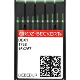 Groz Beckert Düz Makine İnce Dip DBx1 16x231 Gebendur 9-65 100 Adet Dikiş İğnesi