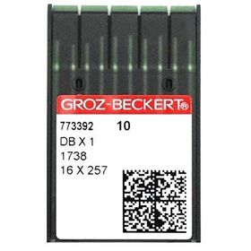 Groz Beckert Düz Makine İnce Dip Dikiş İğnesi / DBX1 (16X231) 16/100 100 Adet Dikiş İğnesi