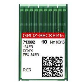 Groz Beckert Düz Makine Kilit Dikiş İğnesi / 134 ER/797 ER/PFX134 ER 16/100 100 Adet Dikiş İğnesi