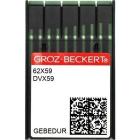 Groz Beckert Uzun Lastik DVX59 62x59 Gebendur 24-180 100 Adet Dikiş İğnesi