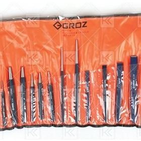 Groz KIT14ST 14'lü Pim Zımba Ve Keski Takımı