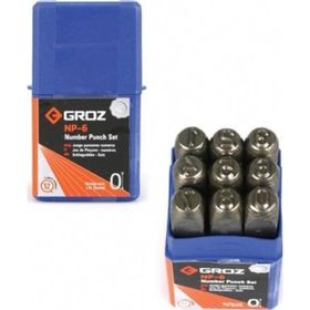 Groz NP/8 8 mm Rakam Zımba Takımı