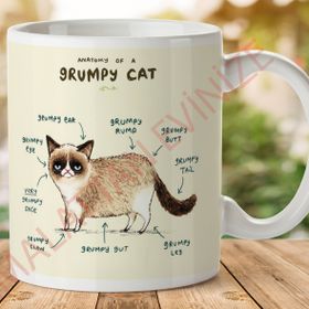 Grumpu Cad Baskılı Kupa