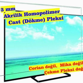 Grundig 43VLE5537 Uyumlu Tv Ekran Koruyucu 3 mm Ekran Koruma Paneli