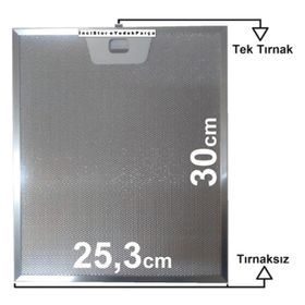 Grundig GDI 5472 X Davlumbaz Filtresi Aspiratör Filtre