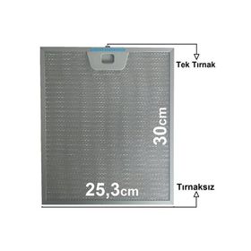 Grundig GDI 5472 X Davlumbaz Filtresi Aspiratör Filtre