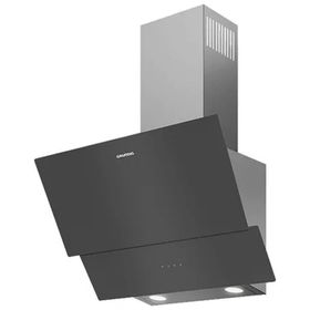 Grundig GDSP 2451 ZG Gri Yatay Cam Duvar Tipi Davlumbaz