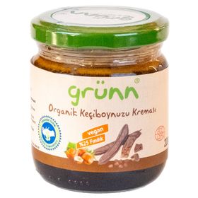 Grünn Organik 200 gr Şeker İlavesiz Keçiboynuzu Kreması