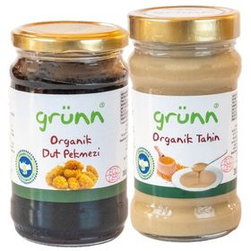 Grünn Organik Tahin 300 gr + 380 gr Dut Pekmezi