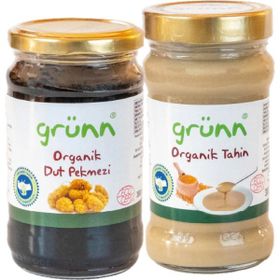 Grünn Organik Tahin 300 gr + 380 gr Dut Pekmezi