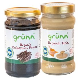 Grünn Organik Tahin 380 gr Keçiboynuzu Pekmezi