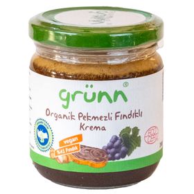 Grünn Organik Üzüm Pekmezli 200 gr Fındık Kreması