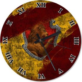 Gryffindor Harry Potter Akarlı Duvar Saati