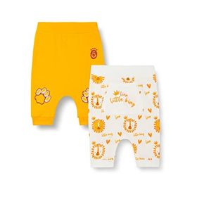 GS Store B221041 Sarı Gri 2'li Bebek Eşofman Altı