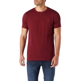 GS Store E221226 Bordo Basic Erkek T-shirt