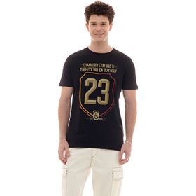 GS Store E231285 Siyah 2023 Şampiyonluk Erkek T-shirt