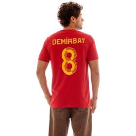 GS Store E231388 Kırmızı Galatasaray Kerem Demirbay Erkek T-shirt