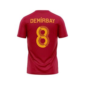 GS Store E231388 Kırmızı Galatasaray Kerem Demirbay Erkek T-shirt