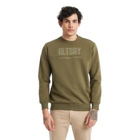 GS Store E232015 Galatasaray Haki Erkek Sweatshirt