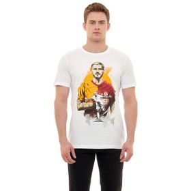 GS Store E232259 Galatasaray Icardi Beyaz Erkek T-shirt